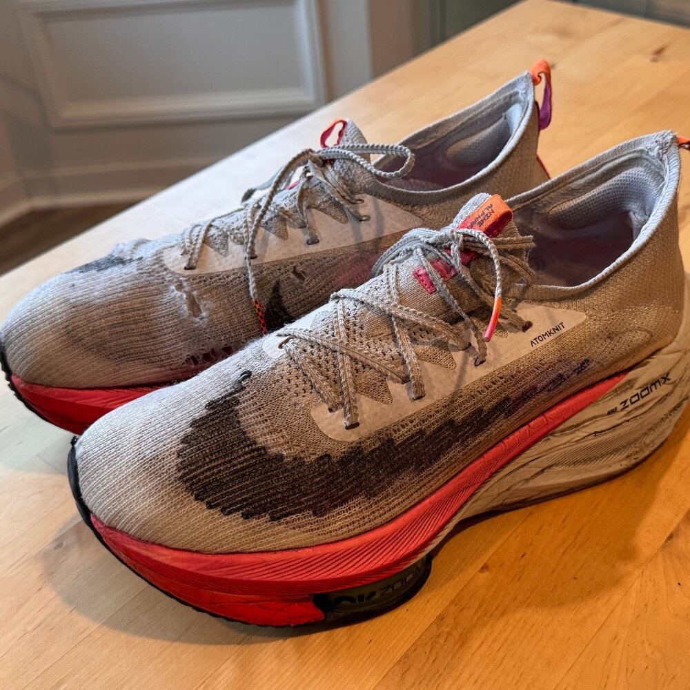 Nike Air Zoom Alpha Fly Next% Heavily Worn Used Many Miles